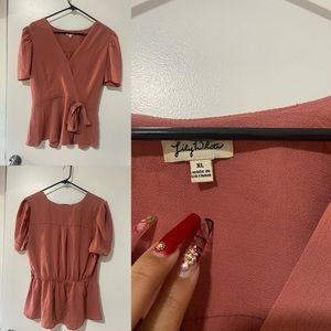 Pink blouse FREE SHIPPING